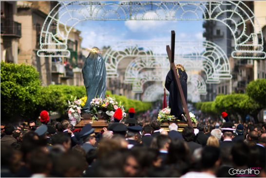 Foto della processione del venerdì santo a Licata